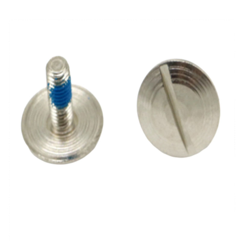 M2 stainless steel thread locked slotted truss head machine screw