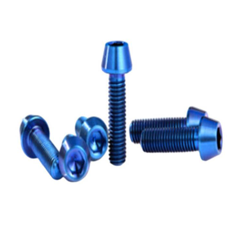 M3 Gr5 hex socket cup head titanium screw