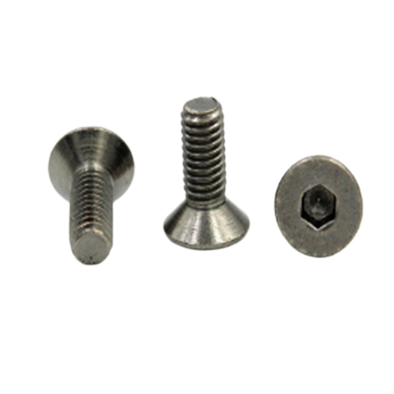 Stainless steel countersunk head hex socket screws