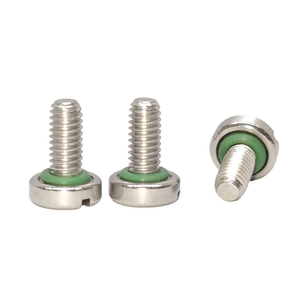 M2.5-6 Waterproof Screw with Fluororubber Seal M2.5-6 Waterproof Screw with Fluororubber Seal