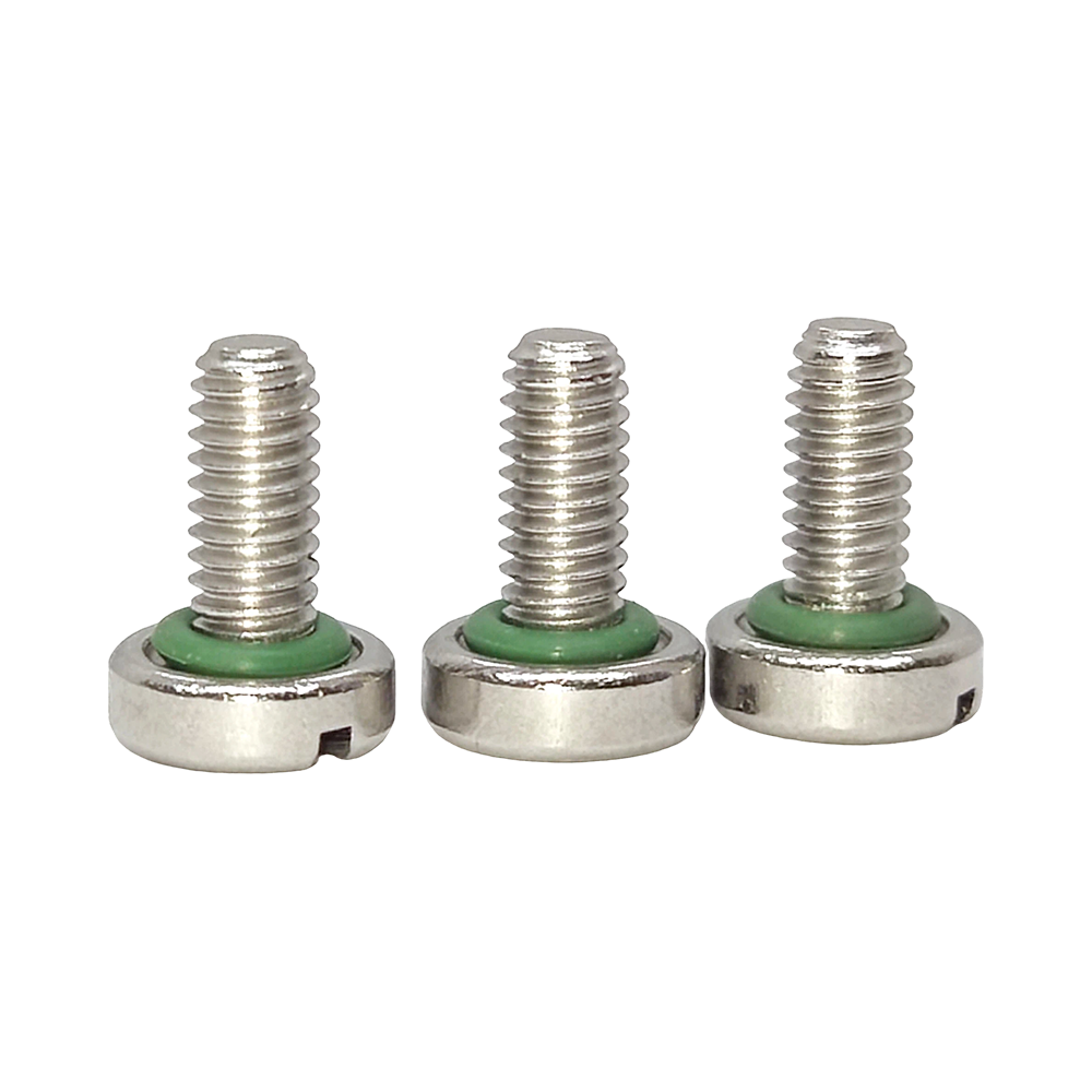 M2.5-6 Waterproof Screw with Fluororubber Seal M2.5-6 Waterproof Screw with Fluororubber Seal